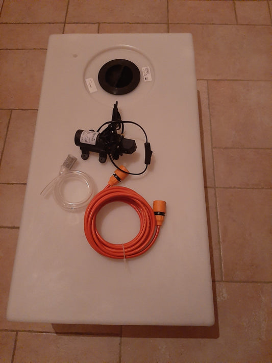 Ensemble réservoir 126 l et kit douche