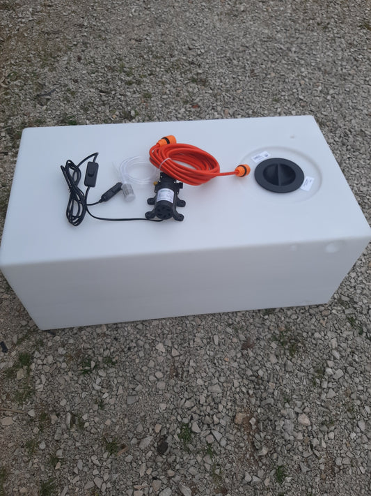 Ensemble réservoir 148 l et kit douche